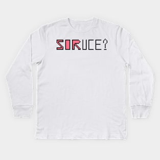 S O R U C E ? Kids Long Sleeve T-Shirt